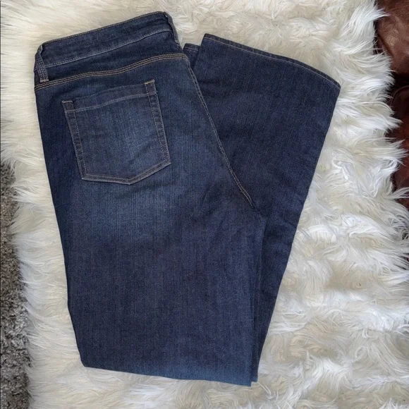 New York & Company Dark Blue Boot Cut Jeans - Picture 8 of 8